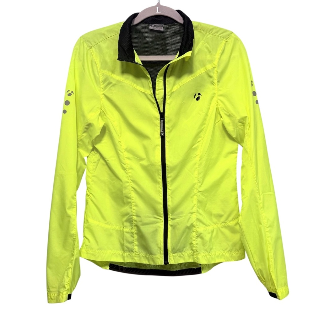 Bontrager Race Windshell Packable Neon Yellow High Visibility Jacket, Medium